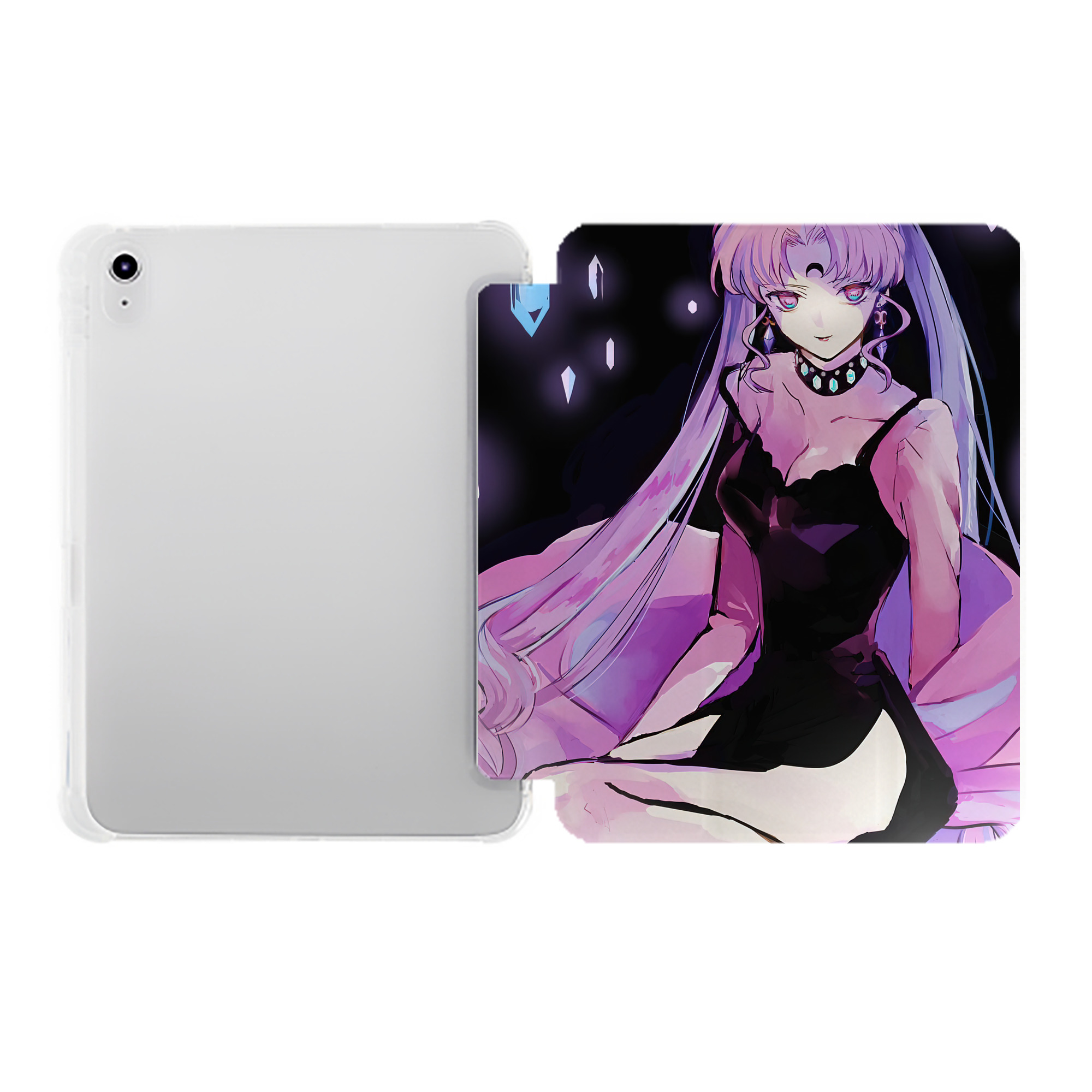 （画像用） 美少女戦士セーラームーン Sailor Moon IPad ケース ペン収納付き 三つ折りスタンド PUレザー×シリコン 対応機種9.5/10.5/10.9インチ